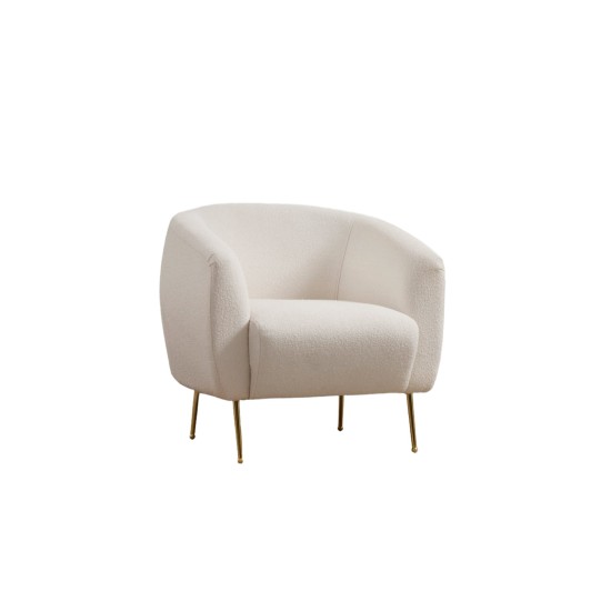Πολυθρόνα Eses - Χρώμα Cream- 70x82x82εκ Πολυθρόνα Eses - Χρώμα Cream- 70x82x82εκ