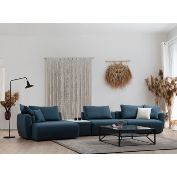 Corner Sofa Maya Corner 1 (Chl Left + T + O1 + 1R) Blue