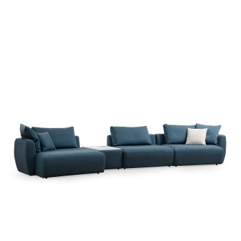 Corner Sofa Maya Corner 1 (Chl Left + T + O1 + 1R) Blue