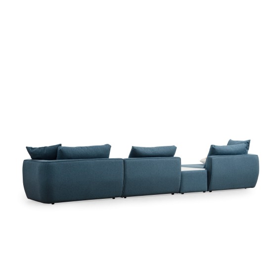 Corner Sofa Maya Corner 1 (Chl Left + T + O1 + 1R) Blue Corner Sofa Maya Corner 1 (Chl Left + T + O1 + 1R) Blue