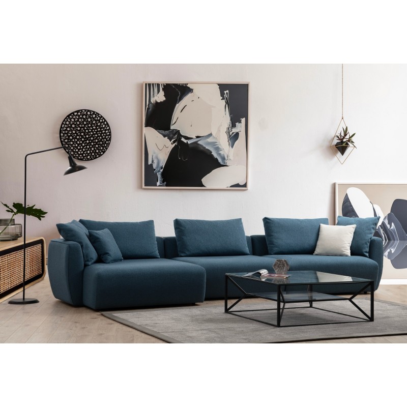 Corner Sofa Maya Corner 1 (Chl Left + O1 + 1R) Blue