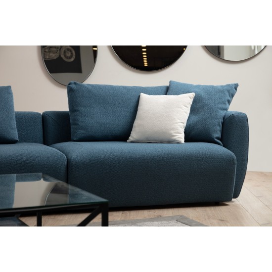 Corner Sofa Maya Corner 1 (Chl Left + O1 + 1R) Blue Corner Sofa Maya Corner 1 (Chl Left + O1 + 1R) Blue