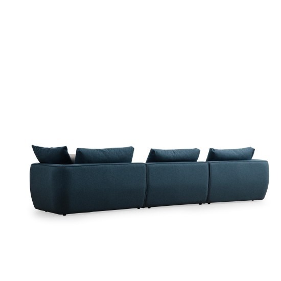 Corner Sofa Maya Corner 1 (Chl Left + O1 + 1R) Blue Corner Sofa Maya Corner 1 (Chl Left + O1 + 1R) Blue