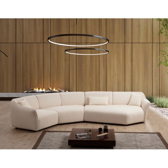 Corner Sofa Mentıs Corner 5 (L1+Cx+2Xr) Cream Corner Sofa Mentıs Corner 5 (L1+Cx+2Xr) Cream