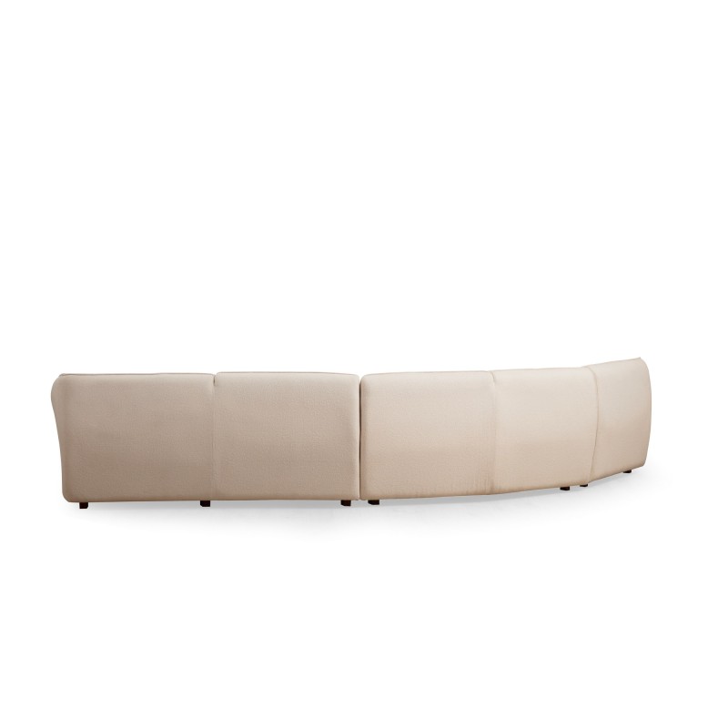 Corner Sofa Mentıs Corner 5 (L1+Cx+2Xr) Cream