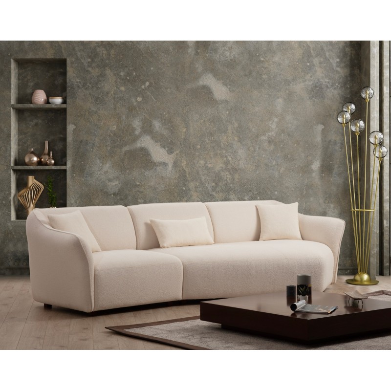 Corner Sofa Mentıs Corner 6 (L1+2Xr) Cream
