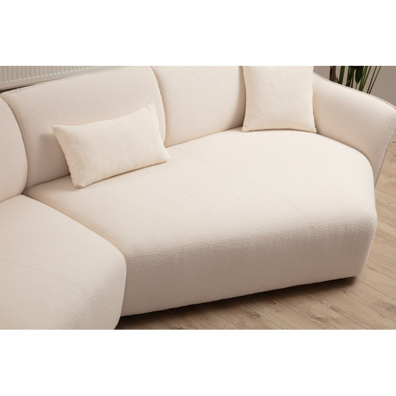 Corner Sofa Mentıs Corner 6 (L1+2Xr) Cream