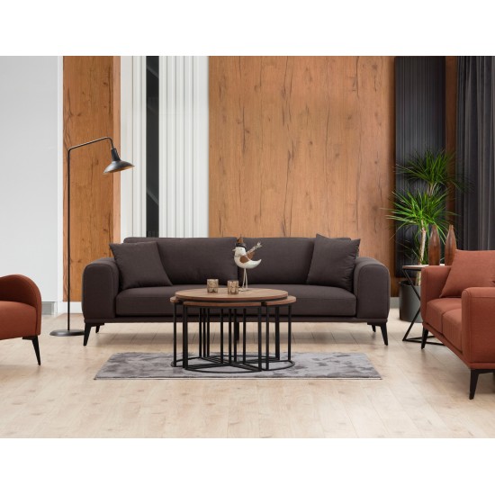 3-Seat Sofa Kenzo 3 - Grey Grey 3-Seat Sofa Kenzo 3 - Grey Grey