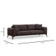 3-Seat Sofa Kenzo 3 - Grey Grey 3-Seat Sofa Kenzo 3 - Grey Grey