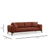 3-Seat Sofa Kenzo 3 - Tile Red Tile Red