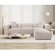 Corner Sofa Lora (L1-O1-1R-POUFFE ) - Mocha Mocha Corner Sofa Lora (L1-O1-1R-POUFFE ) - Mocha Mocha