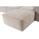 Corner Sofa Lora (L1-O1-1R-POUFFE ) - Mocha Mocha Corner Sofa Lora (L1-O1-1R-POUFFE ) - Mocha Mocha