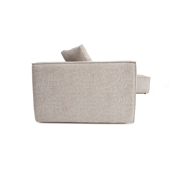 Corner Sofa Lora (L1-O1-1R-POUFFE ) - Mocha Mocha Corner Sofa Lora (L1-O1-1R-POUFFE ) - Mocha Mocha