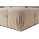 Corner Sofa Doblo 3 Seater with Pouffe ( L1-O1-1R-Pouffe) - Peach Peach Corner Sofa Doblo 3 Seater with Pouffe ( L1-O1-1R-Pouffe) - Peach Peach