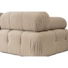 Γωνιακός Καναπές  Doblo με Πουφ ( L1-O1-1R-Pouffe) - Χρώμα Peach - 300x200x80εκ