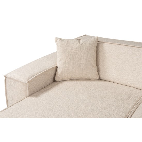 Corner Sofa Puzzle Corner (Chl-02-C-2R) - Beige Beige