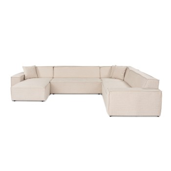 Corner Sofa Puzzle Corner (Chl-02-C-2R) - Beige Beige
