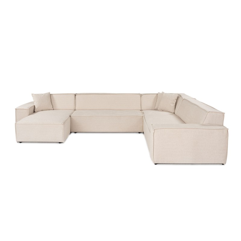 Corner Sofa Puzzle Corner (Chl-02-C-2R) - Beige Beige
