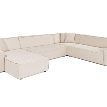 Corner Sofa Puzzle Corner (Chl-02-C-2R) - Beige Beige