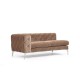 Καναπές Chesterfield 4θέσιος Como 344x90x72εκ - Dark Cream