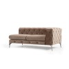 Καναπές Chesterfield 4θέσιος Como 344x90x72εκ - Dark Cream