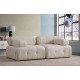 2-Seat Sofa Doblo 2 Seater ( L1-1R) Cream Bouclette Cream 2-Seat Sofa Doblo 2 Seater ( L1-1R) Cream Bouclette Cream