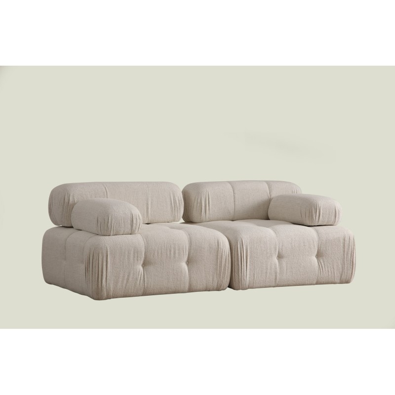 2-Seat Sofa Doblo 2 Seater ( L1-1R) Cream Bouclette Cream