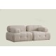2-Seat Sofa Doblo 2 Seater ( L1-1R) Cream Bouclette Cream 2-Seat Sofa Doblo 2 Seater ( L1-1R) Cream Bouclette Cream