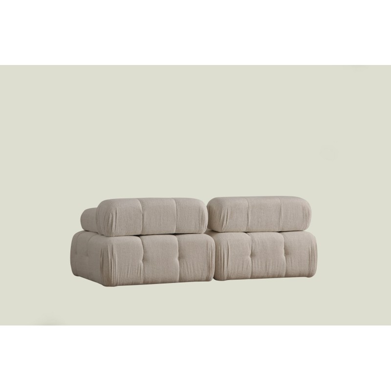 2-Seat Sofa Doblo 2 Seater ( L1-1R) Cream Bouclette Cream