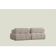 2-Seat Sofa Doblo 2 Seater ( L1-1R) Cream Bouclette Cream 2-Seat Sofa Doblo 2 Seater ( L1-1R) Cream Bouclette Cream