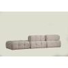 3-Seat Sofa Doblo 3 Seater ( L1-O1-Pouffe) Cream Bouclette Cream