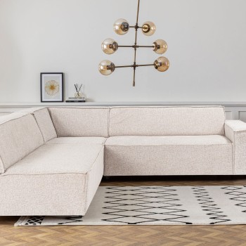 Corner Sofa Puzzle Corner (O2-C-R2) - Light Brown Light Brown