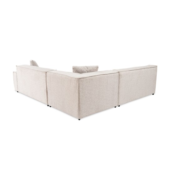 Corner Sofa Puzzle Corner (O2-C-R2) - Light Brown Light Brown