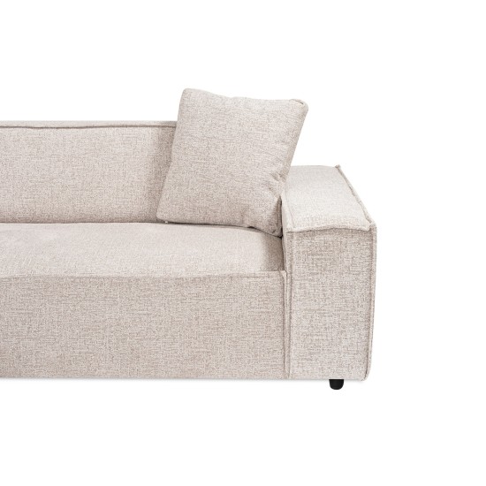 Corner Sofa Puzzle Corner (O2-C-R2) - Light Brown Light Brown