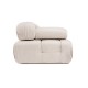 Corner Sofa Doblo 3 Seater with Pouffe ( L1-O1-1R-Pouffe) - Light Brown Light Brown Corner Sofa Doblo 3 Seater with Pouffe ( L1-O1-1R-Pouffe) - Light Brown Light Brown