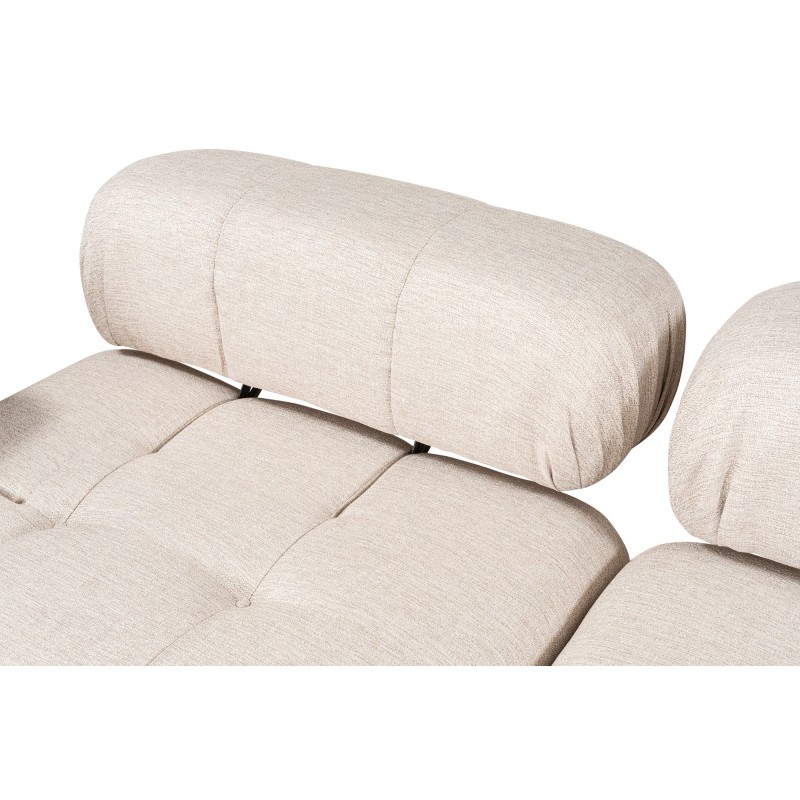 Γωνιακός Καναπές Doblo με Πουφ ( L1-O1-1R-Pouffe) - Χρώμα Light Brown - 315x210x80εκ