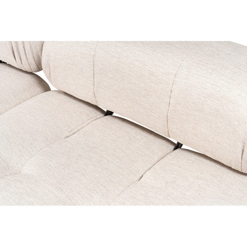 Γωνιακός Καναπές Doblo με Πουφ ( L1-O1-1R-Pouffe) - Χρώμα Light Brown - 315x210x80εκ