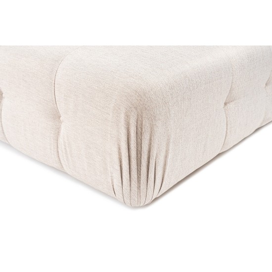 Corner Sofa Doblo 3 Seater with Pouffe ( L1-O1-1R-Pouffe) - Light Brown Light Brown Corner Sofa Doblo 3 Seater with Pouffe ( L1-O1-1R-Pouffe) - Light Brown Light Brown
