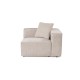 1-Seat Sofa Lora 1R - Mocha Mocha