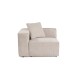 1-Seat Sofa Lora L1 - Mocha Mocha