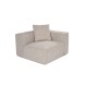 1-Seat Sofa Lora L1 - Mocha Mocha