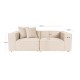 Διθέσιος Καναπές Lora - Χρώμα Peach - 220x180x65εκ Διθέσιος Καναπές Lora - Χρώμα Peach - 220x180x65εκ