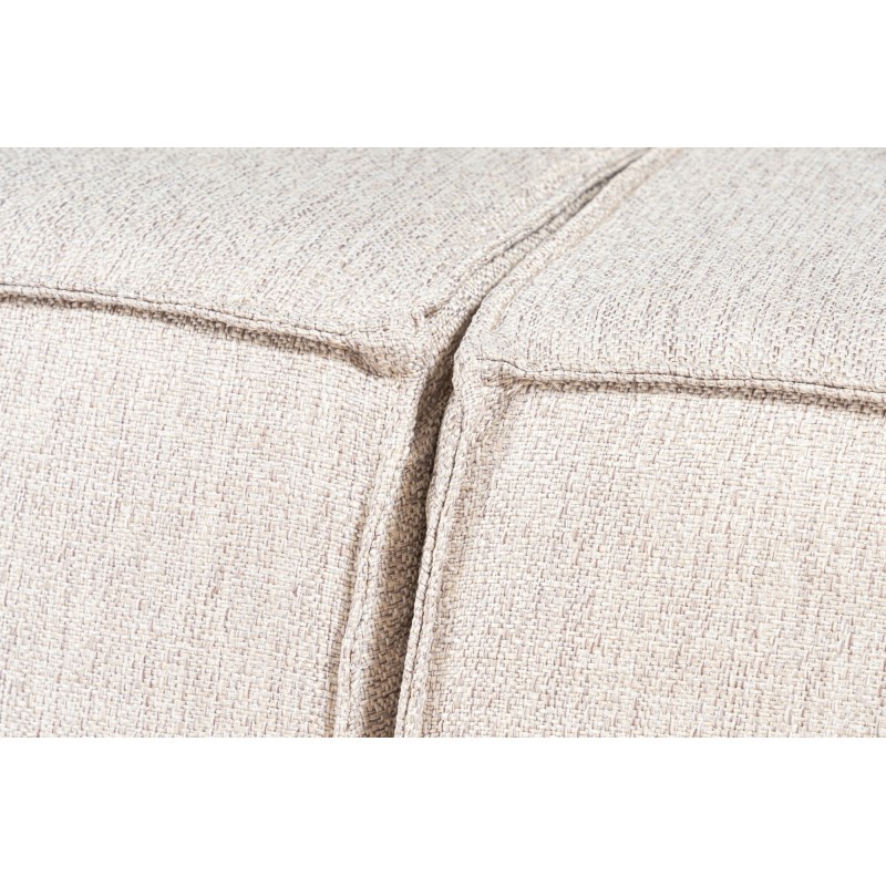 Corner Sofa Lora (L1-O1-1R-POUFFE ) - Light Brown Light Brown