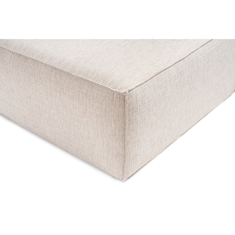 Corner Sofa Lora (L1-O1-1R-POUFFE ) - Light Brown Light Brown
