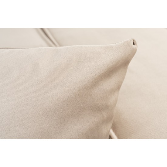 Τριθέσιος Καναπές Lora - Χρώμα Cream - 303x108x65εκ Τριθέσιος Καναπές Lora - Χρώμα Cream - 303x108x65εκ