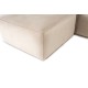 Corner Sofa Lora (L1-O1-1R-POUFFE ) - Cream Cream Corner Sofa Lora (L1-O1-1R-POUFFE ) - Cream Cream