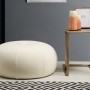 Pouffe Tina - Bouclet White Bouclet White