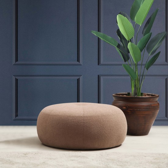 Atelier del Sofa Pouffe Tina - Cappuccino Cappuccino