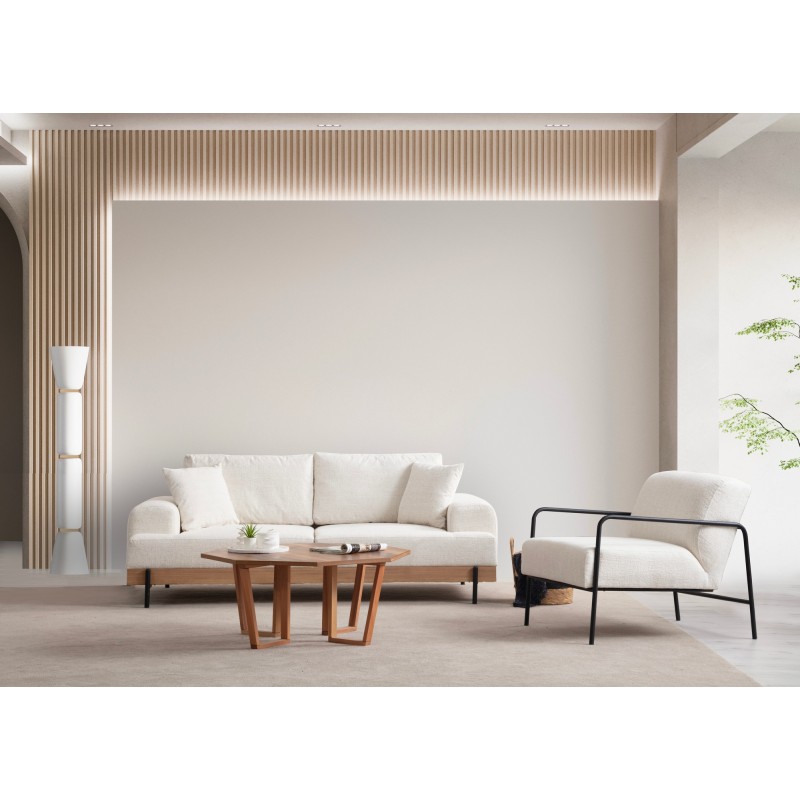 Atelier del Sofa 3-Seat Sofa Eti Oak 3 Seater - White White