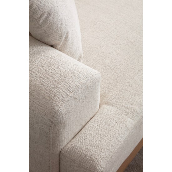 3-Seat Sofa Eti Oak 3 Seater - White White Atelier del Sofa 3-Seat Sofa Eti Oak 3 Seater - White White
